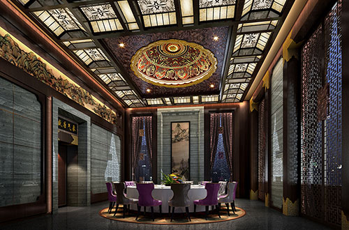 陵川低调奢华的新中式酒店设计效果图